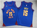 Denver Nuggets #15 Nikola Jokić Youth 2022-23 Blue Statement Swingman Jersey