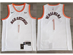 San Antonio Spurs #1 Victor Wembanyama 2023-24 White City Edition Swingman Jersey