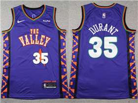 Phoenix Suns #35 Kevin Durant 2024-25 Purple City Edition Swingman Jersey