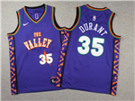 Phoenix Suns #35 Kevin Durant Youth 2024-25 Purple City Edition Swingman Jersey