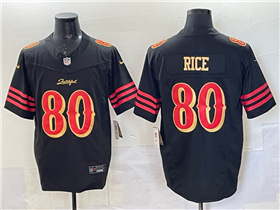 San Francisco 49ers #80 Jerry Rice Black Rivalries Vapor F.U.S.E. Limited Jersey