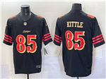 San Francisco 49ers #85 George Kittle Black Rivalries Vapor F.U.S.E. Limited Jersey