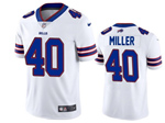 Buffalo Bills #40 Von Miller White Vapor Limited Jersey