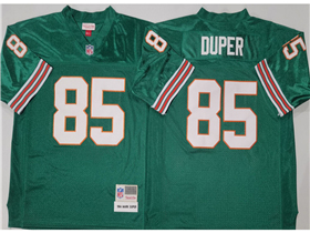 Miami Dolphins #85 Mark Duper 1984 Throwback Aqua Jersey