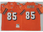 Miami Dolphins #85 Mark Duper 1984 Throwback Orange Jersey