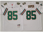 Miami Dolphins #85 Mark Duper 1984 Throwback White Jersey