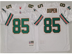 Miami Dolphins #85 Mark Duper 1984 Throwback White Jersey