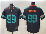 Miami Dolphins #99 Jason Taylor Black Rivalries Vapor F.U.S.E. Limited Jersey