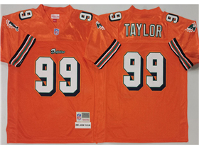 Miami Dolphins #99 Jason Taylor 2006 Throwback Orange Jersey