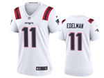 New England Patriots #11 Julian Edelman Women's White Limited Jersey