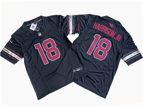 Arizona Cardinals #18 Marvin Harrison Jr. Black Vapor F.U.S.E. Limited Jersey