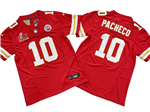 Kansas City Chiefs #10 Isaih Pacheco Red Super Bowl LIX F.U.S.E. Limited Jersey