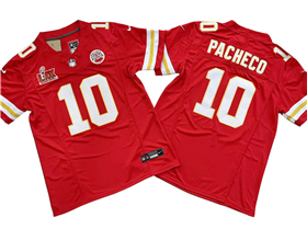 Kansas City Chiefs #10 Isaih Pacheco Red Super Bowl LIX F.U.S.E. Limited Jersey