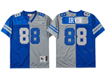 Dallas Cowboys #88 Michael Irving Throwback Split Blue/Gray Jersey