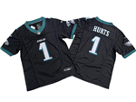 Philadelphia Eagles #1 Jalen Hurts Black Vapor F.U.S.E. Limited Jersey
