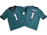 Philadelphia Eagles #1 Jalen Hurts Green Vapor F.U.S.E. Limited Jersey