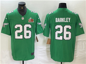 Philadelphia Eagles #26 Saquon Barkley Kelly Green Super Bowl LIX F.U.S.E. Limited Jersey