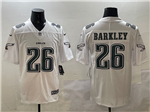 Philadelphia Eagles #26 Saquon Barkley White Fashion Limited Jersey