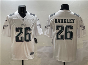 Philadelphia Eagles #26 Saquon Barkley White Fashion Limited Jersey