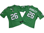 Philadelphia Eagles #26 Saquon Barkley Women's Kelly Green Vapor F.U.S.E. Limited Jersey