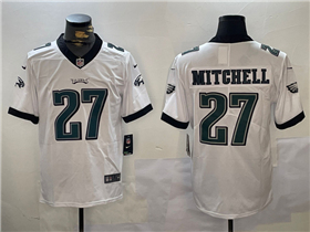 Philadelphia Eagles #27 Quinyon Mitchell White Vapor Limited Jersey