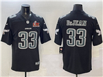 Philadelphia Eagles #33 Cooper DeJean Black Fashion Super Bowl LIX Limited Jersey