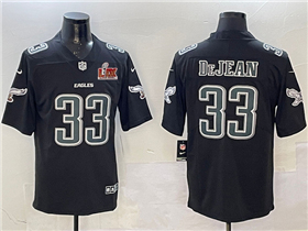 Philadelphia Eagles #33 Cooper DeJean Black Fashion Super Bowl LIX Limited Jersey