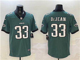 Philadelphia Eagles #33 Cooper DeJean Green Vapor Limited Jersey