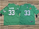 Philadelphia Eagles #33 Cooper DeJean Kelly Green Super Bowl LIX Limited Jersey