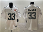Philadelphia Eagles #33 Cooper DeJean White Fashion Super Bowl LIX Limited Jersey