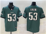 Philadelphia Eagles #53 Zack Baun Green Vapor Limited Jersey
