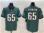 Philadelphia Eagles #65 Lane Johnson Green Vapor Limited Jersey