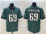 Philadelphia Eagles #69 Landon Dickerson Green Vapor Limited Jersey