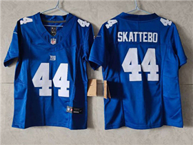 New York Giants #44 Cam Skattebo Youth Blue Vapor F.U.S.E. Limited Jersey