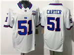 New York Giants #51 Abdul Carter White Color Rush Vapor F.U.S.E. Limited Jersey