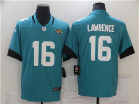 Jacksonville Jaguars #16 Trevor Lawrence Teal Vapor Limited Jersey
