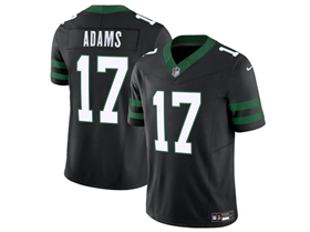 New York Jets #17 Davante Adams Youth Black Vapor F.U.S.E. Limited Jersey