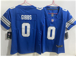 Detroit Lions #0 Jahmyr Gibbs Youth Blue Vapor F.U.S.E. Limited Jersey