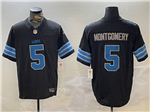 Detroit Lions #5 David Montgomery 2024 Black Vapor F.U.S.E. Limited Jersey