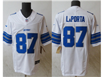 Detroit Lions #87 Sam LaPorta White Vapor F.U.S.E. Limited Jersey