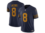 Green Bay Packers #8 Josh Jacobs Navy Classic Vapor F.U.S.E. Limited Jersey