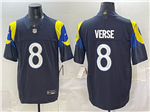Los Angeles Rams #8 Jared Verse Black Rivalries Vapor F.U.S.E. Limited Jersey