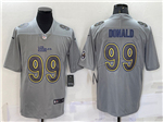 Los Angeles Rams #99 Aaron Donald Gray Atmosphere Fashion Limited Jersey