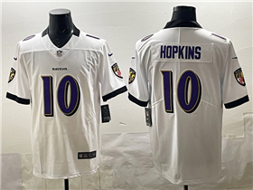 Baltimore Ravens #10 DeAndre Hopkins White Vapor Limited Jersey