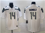 Seattle Seahawks #14 Sam Darnold White Vapor Limited Jersey