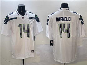 Seattle Seahawks #14 Sam Darnold White Vapor Limited Jersey