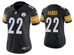 Pittsburgh Steelers #22 Najee Harris Women's Black Vapor Limited Jersey