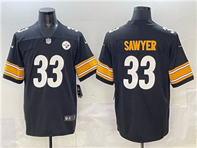 Pittsburgh Steelers #33 Jack Sawyer Black Vapor Limited Jersey