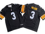 Pittsburgh Steelers #3 Russell Wilson Alternate Black Vapor F.U.S.E. Limited Jersey
