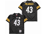 Pittsburgh Steelers #43 Troy Polamalu 2005 Throwback Black Jersey